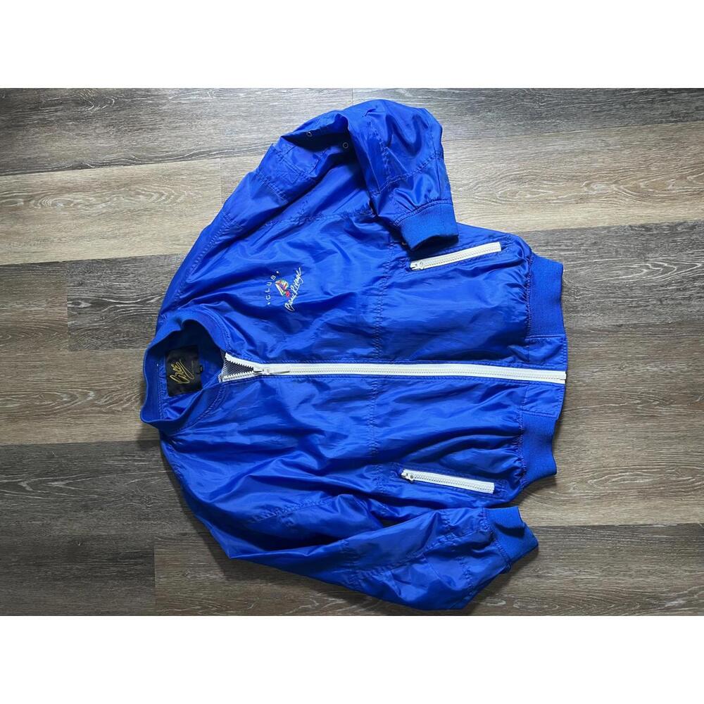 Circa Las Vegas Club Beach Ridge Blue Bomber Jacket‎ XXL